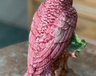Capodimonte Parrot Italian Ceramic Bird Figure	9.5 inches high	
