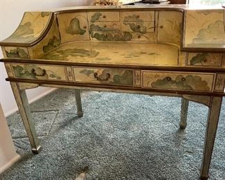 Chinoiserie Harpsichord Style Oriental Desk Set	39 x 50 x 27in	HxWxD
