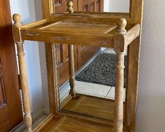 Vintage Mirror Back Hall Stand	80 x 22 x 12in	HxWxD
