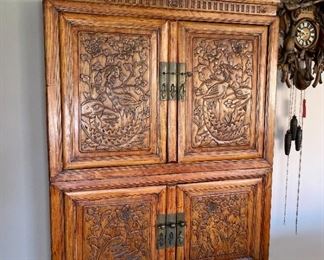 Chinese Rosewood Four Seasons Cabinet	79.5 x 43.5 x 21in	HxWxD
