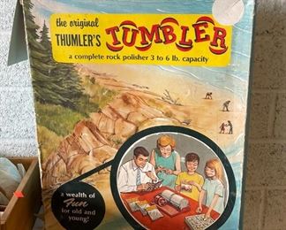 Vintage Thumler's Tumbler Rock Tumbler Model A Polisher  in box		
