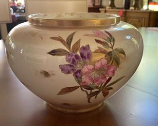 Rare Antique Royal Bonn German Porcelain Vase Bowl Painted High Quality Work	Measures 11” in diameter and 7.5” tall	
