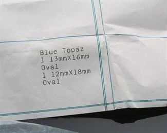 Blue Topaz Oval Cut Loose Gemstone 16.27 CTS	20x15x19.5mm	

