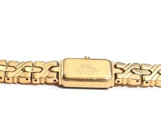 SEIKO Lassale Watch Gold Plated 2E20-7009	Size: 6in Width with Crown 15mm	
