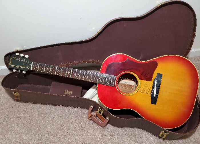 001 Nineteen Sixties Gibson B Twenty Five Cherry Sunburst Guitar