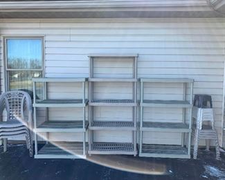 Plastic Garage Shelving PLUS