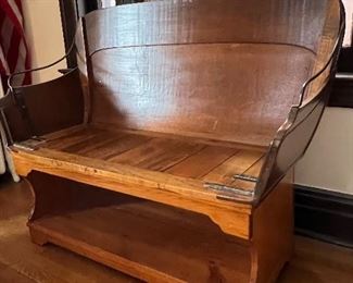 OLD TIME SLEIGH SEAT