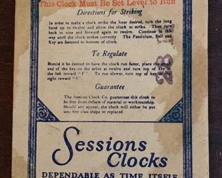 Sessions Clock