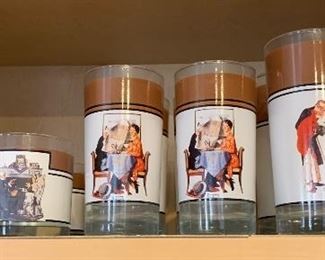 Norman Rockwell Glass Collection