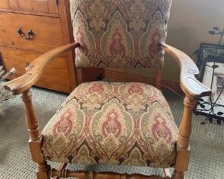 Classic Upholstered Armchair