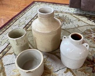 Crocks Stoneware, Mixture of Sizes