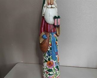 Jim Shore Wooden Santa