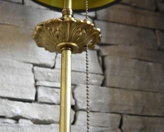 Brass Candlestick pair (2) of table lamps 