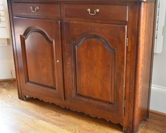 Two drawer two door Side Server or Hall Cabinet