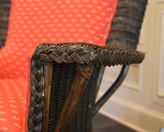 wicker dragonfly chair (detail)