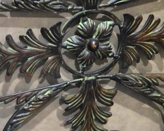 framed metal art (detail) Patina 