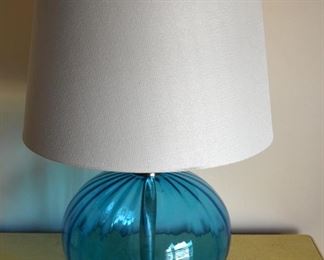 Blue Glass lamp