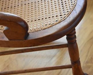 wicker rocking chair (detail)