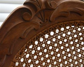 wicker rocking chair (detail)