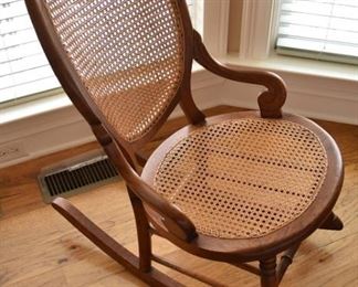 wicker rocking chair