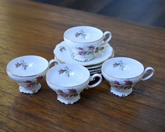 Ohata China teacups and saucers, Occupied Japan