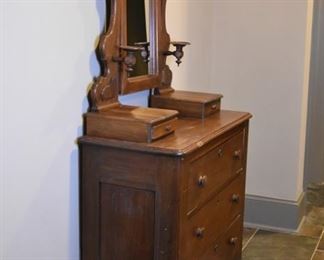 dresser with mirror (detail)
