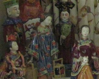 Beautiful intricate Chinese figurines