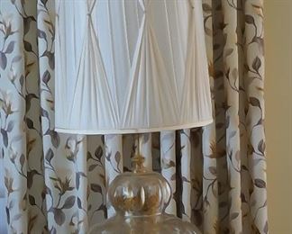 Vintage Glass Lamp.
