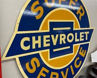 Super Chevrolet Service Sign
