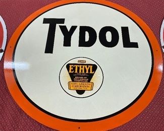 Porcelain Tydol Ethyl Sign