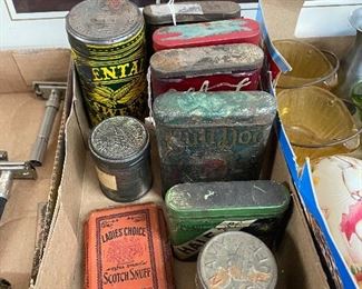 Old Tobacco and Snuff Tins