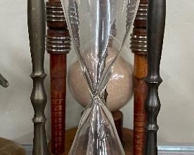 Decorative Metal Hourglass
