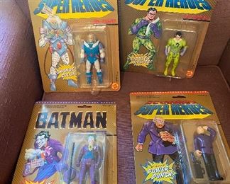DC Comics Super Hero Figures Mint on Cards