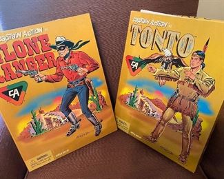 Captain Action Lone Ranger and Tonto Dolls