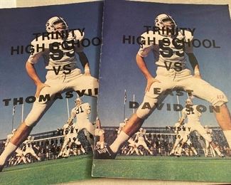 Vintage Trinity High School Football Programs