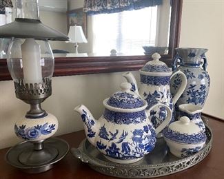 Blue Willow Tea and Coffee Service