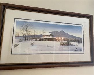 Douglas Cave Signed and Numbered "Light Snow" Print