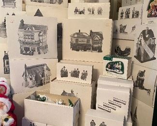 Numerous Department 56 Dickens Village Series in Boxes