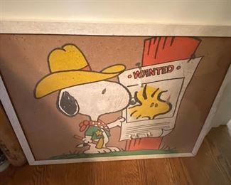 Vintage Snoopy Poster