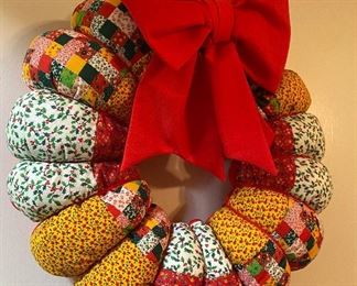 Homemade Cloth Wreath
