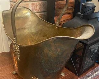 Brass Coal Bucket