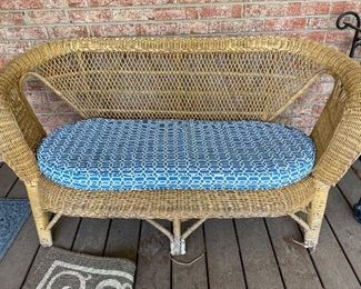 Wicker Love Seat