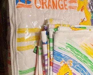 Vintage Sesame Street Bed Linen