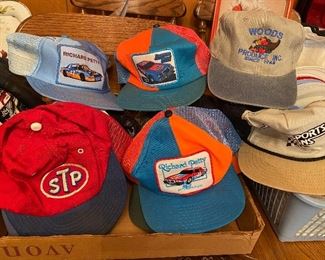 Vintage Richard Petty and STP Snapback Hats