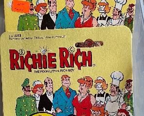 1981 Richie Rich Figures on Card