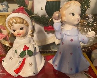 Vintage Lefton Christmas Figures