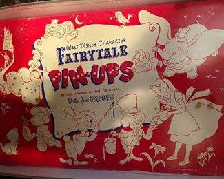 Vintage Walt Disney Pin-Ups in Original Box