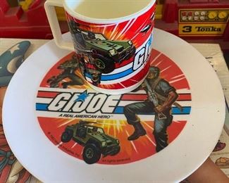 GI Joe Plate and Cup