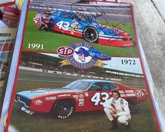 Autographed Richard Petty Ephemera