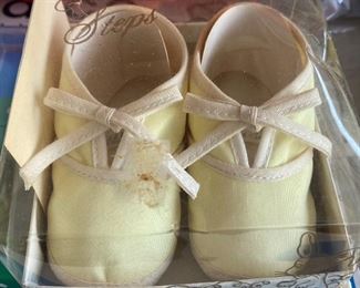 Vintage Baby Shoes in Original Packaging